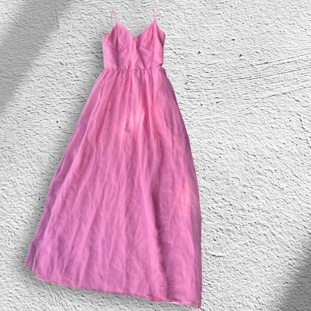 Gorgeous pink vintage 15/16 dress used for costume